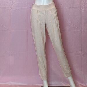 Haven Light Pink Pleated Front Lounge Joggers with Pockets